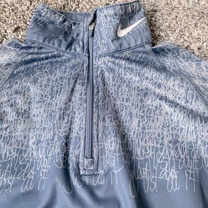 Nike Fall 2011 Reflective Graffiti Just Do It Allover Scribble Print Women Small
